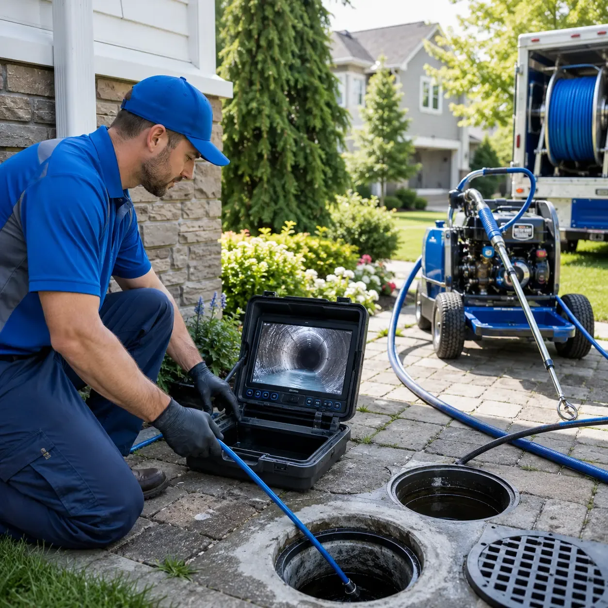Outdoor drain cleaning professionals serving Clifton, VA